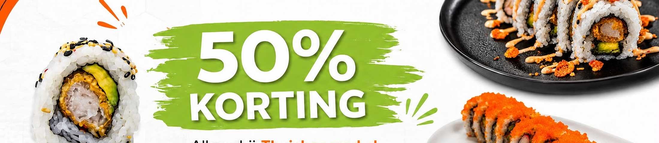 50% korting