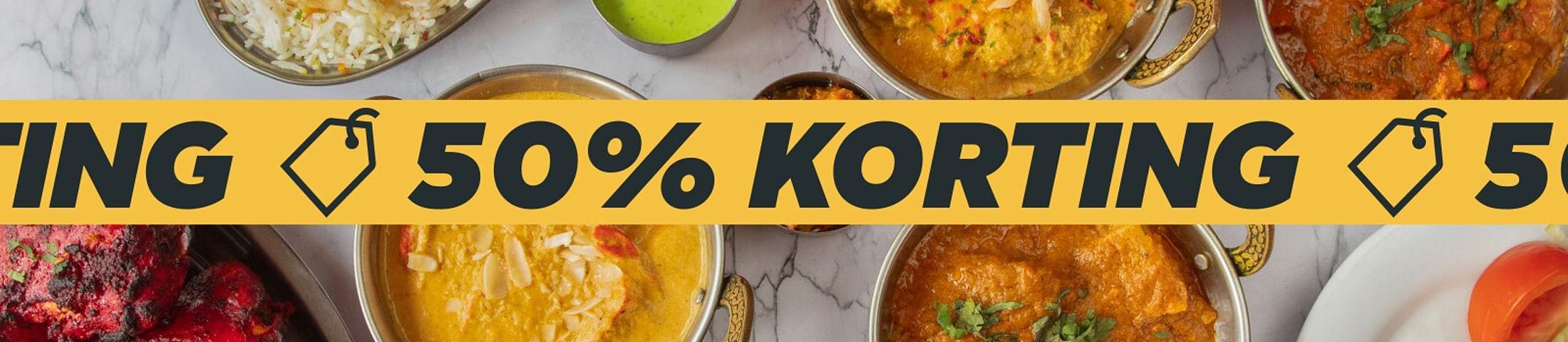 50% korting