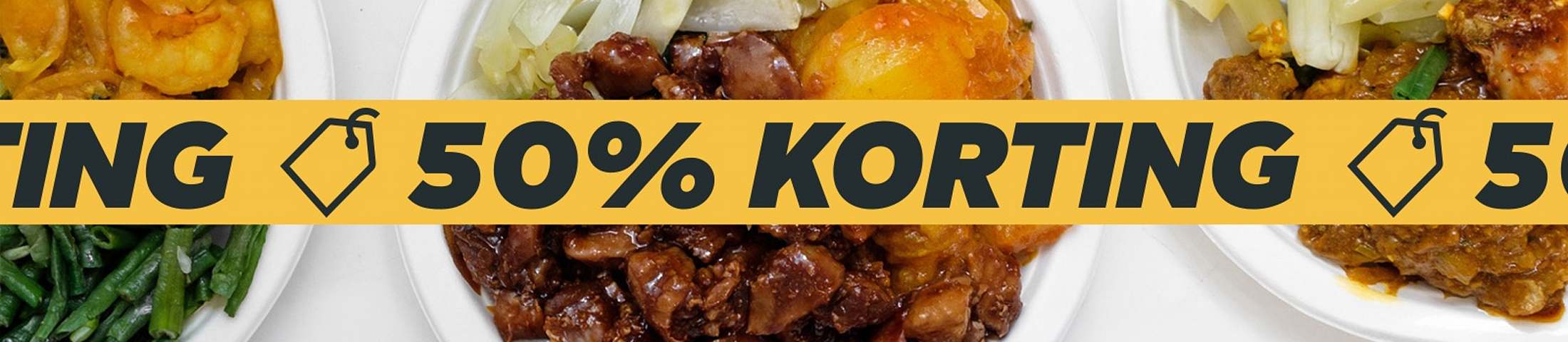 50% korting