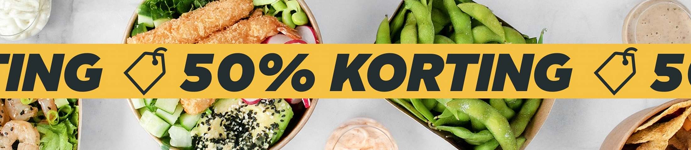 50% KORTING