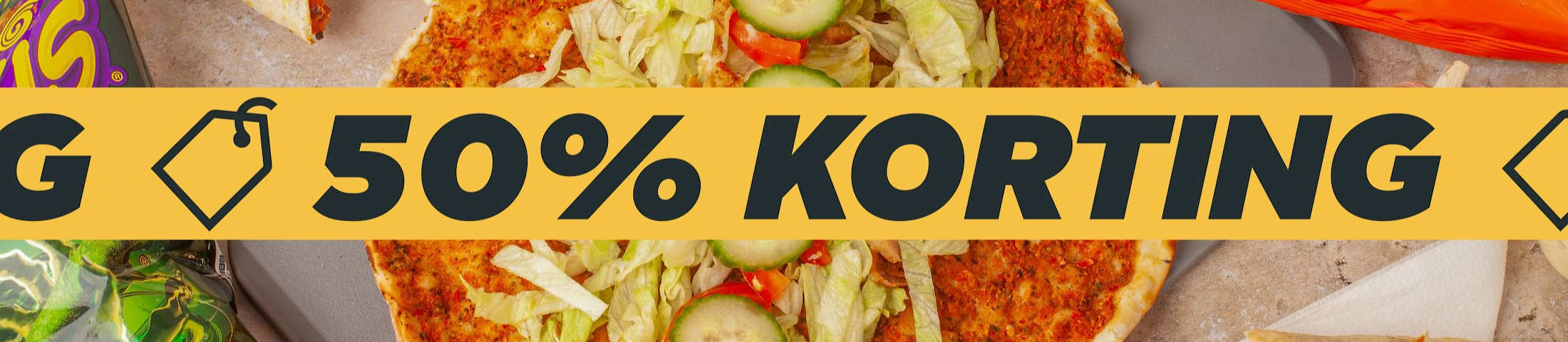 50% korting
