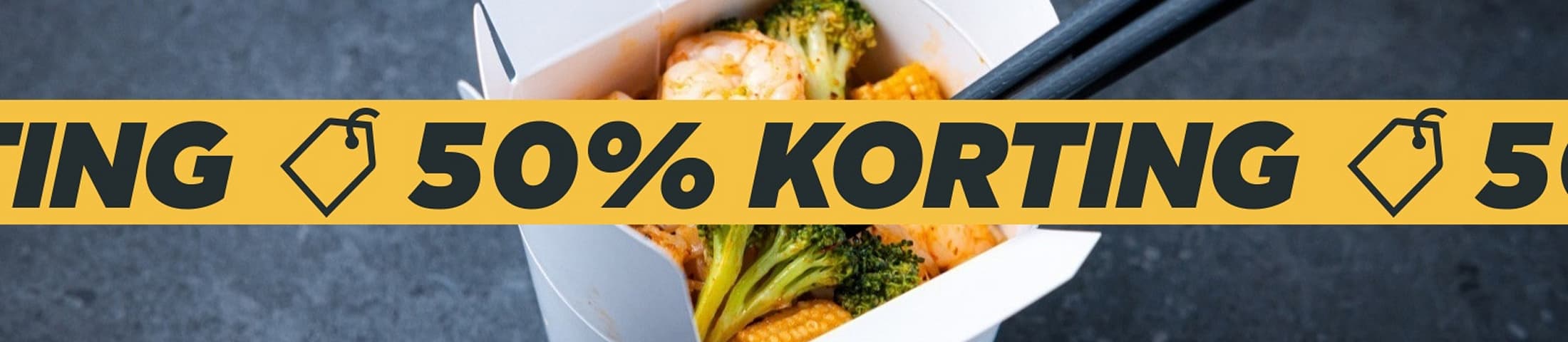 50% KORTING