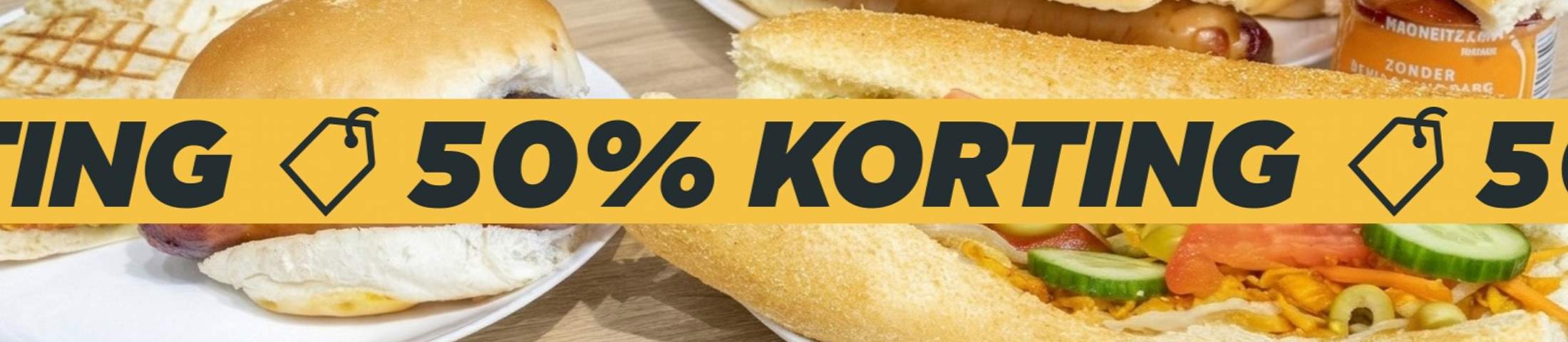 50% KORTING