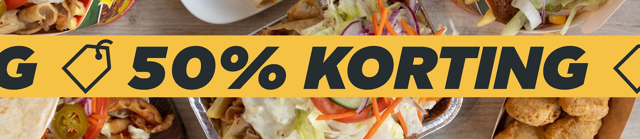 50% KORTING