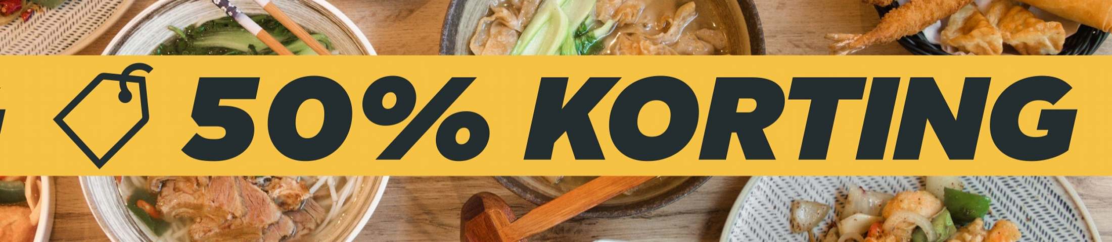 50% KORTING