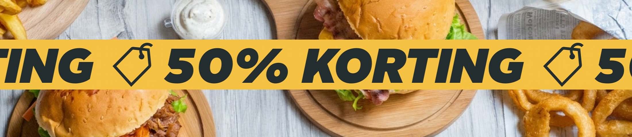 50% KORTING