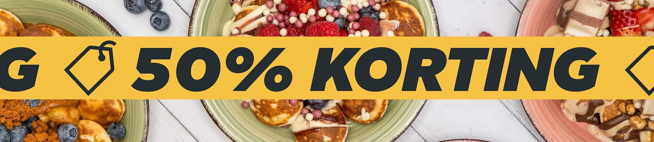 50% KORTING