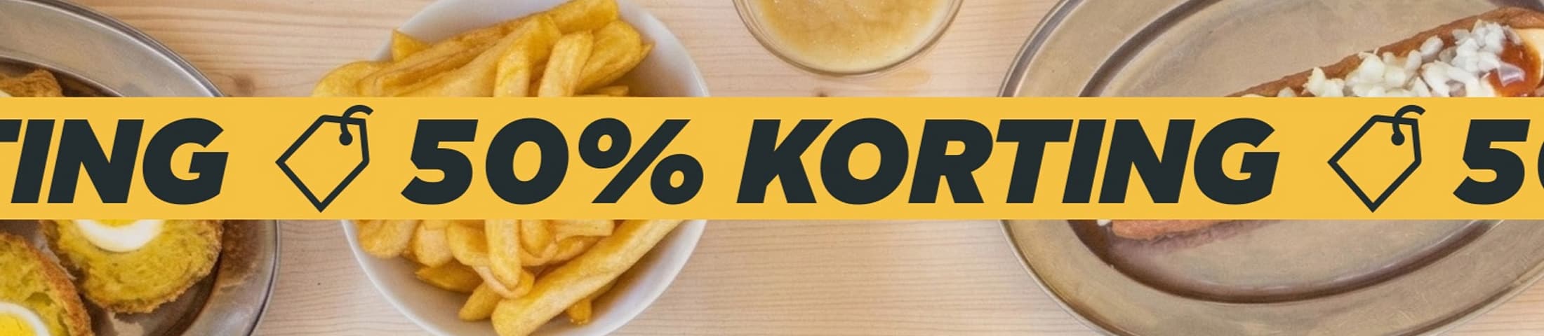 50% KORTING