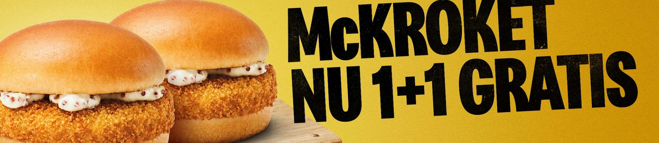 McKROKET NU 1+1 GRATIS