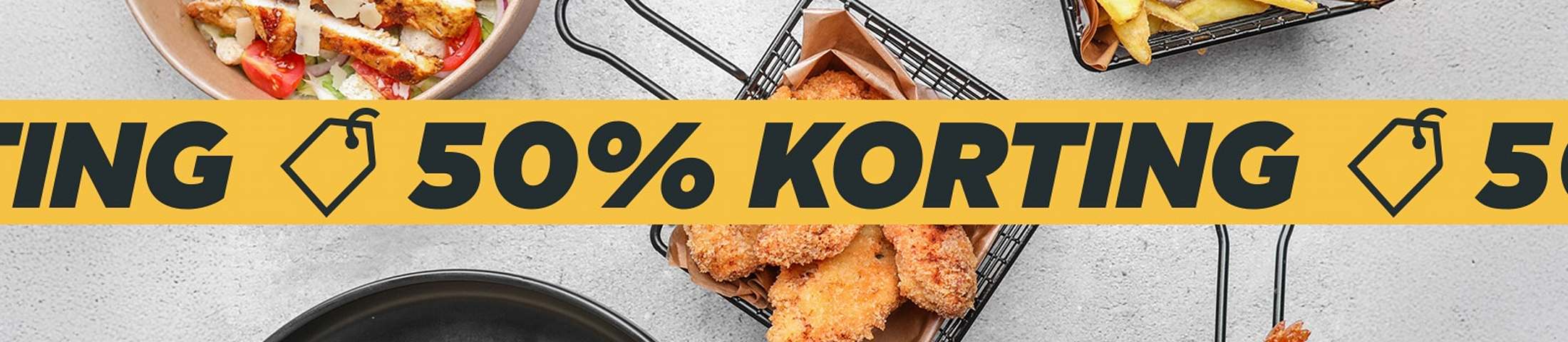 50% KORTING