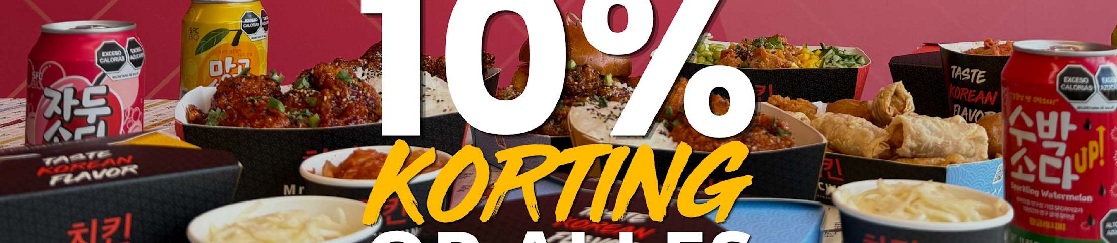 10% korting op alles