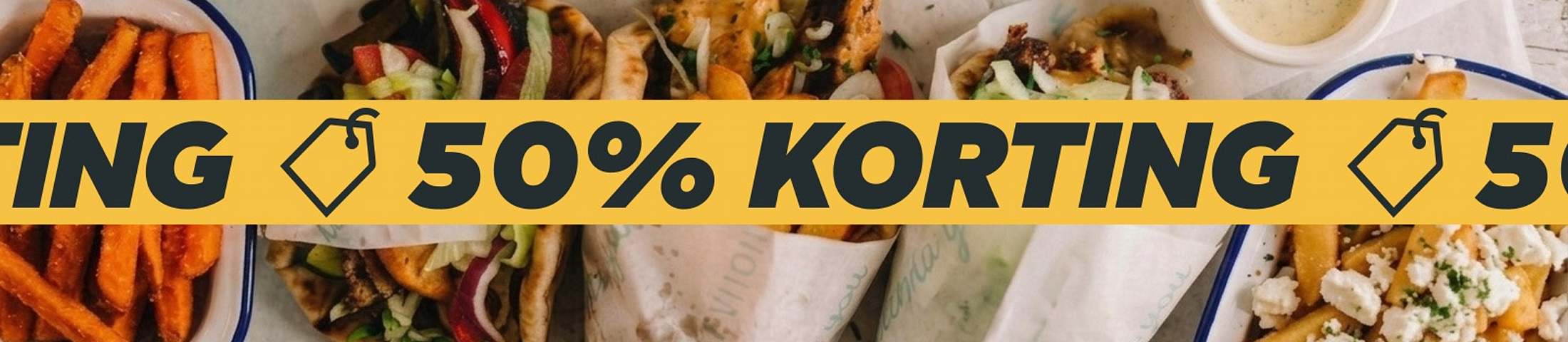 50% KORTING