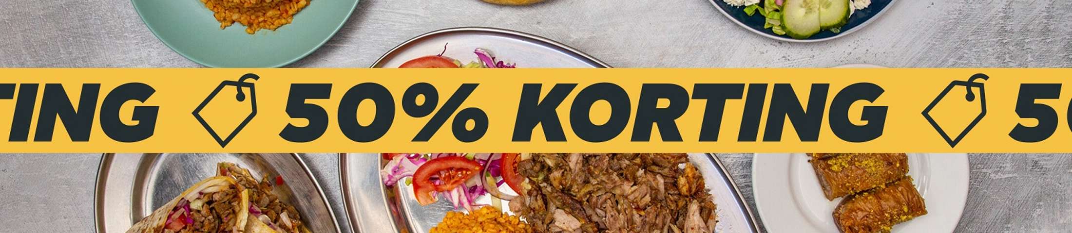 50% KORTING