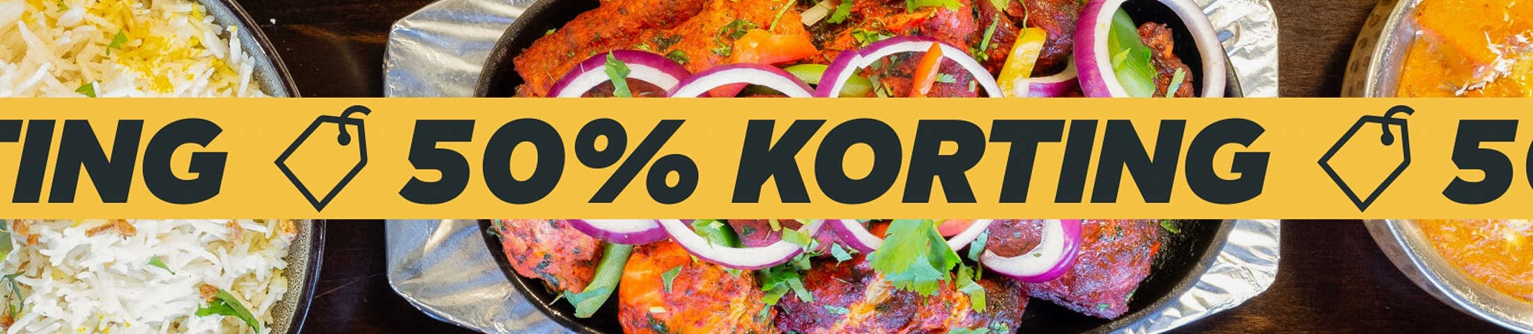 50% KORTING