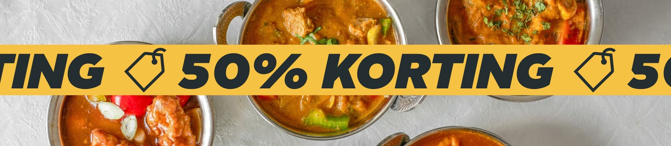 50% KORTING