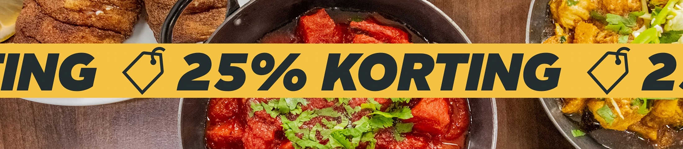 25% korting