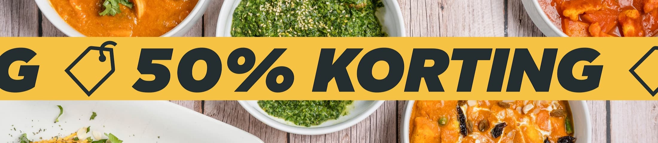 50% korting