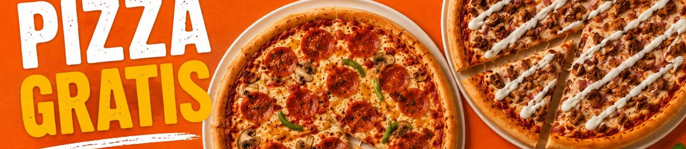 2e pizza gratis