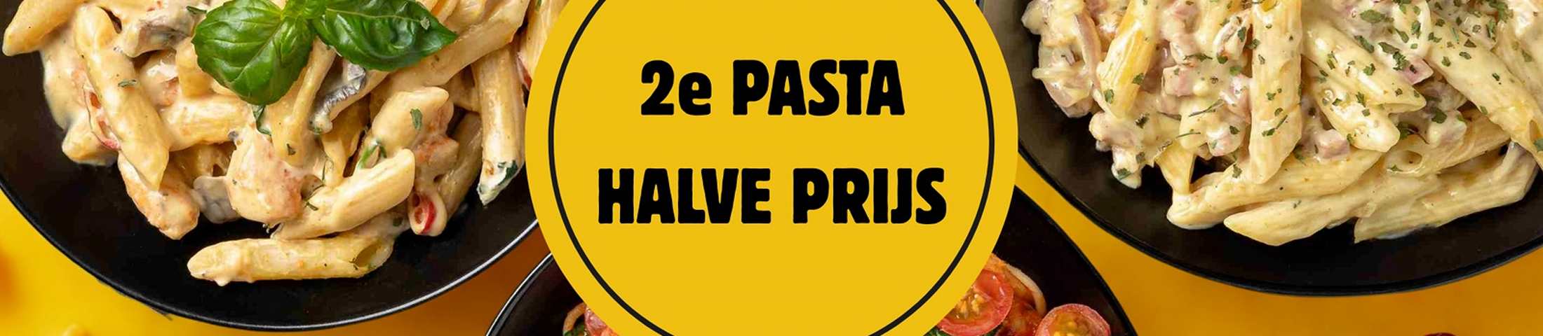 2e pasta halve prijs