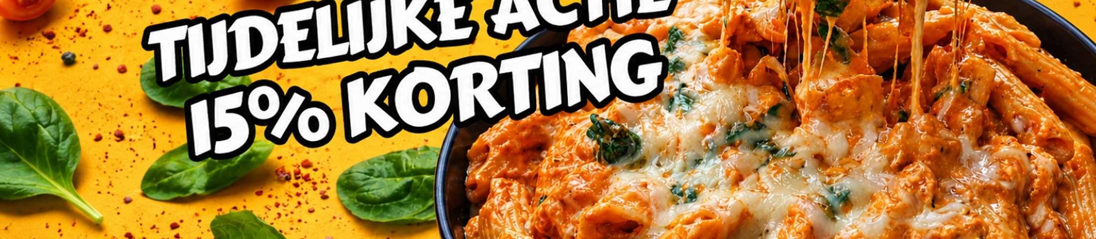 Tijdelijke actie 15% korting