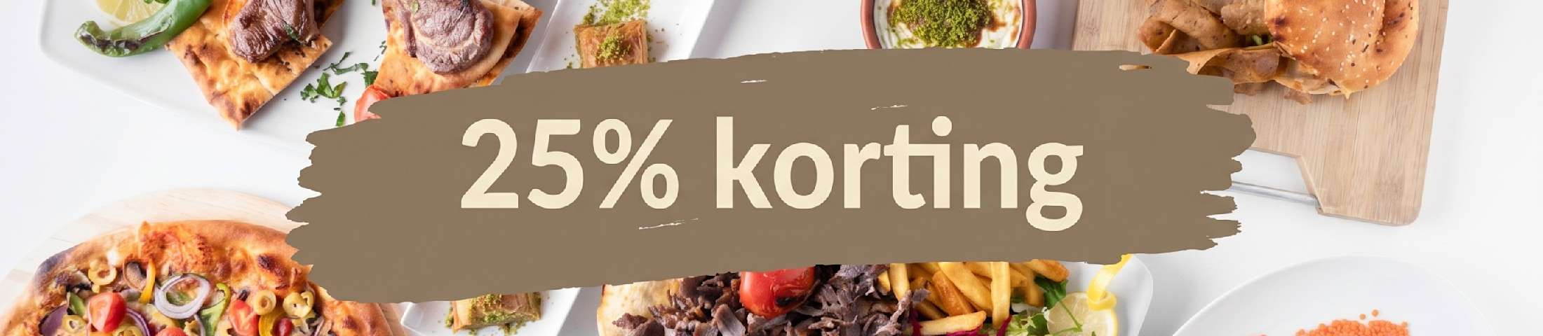 25% korting