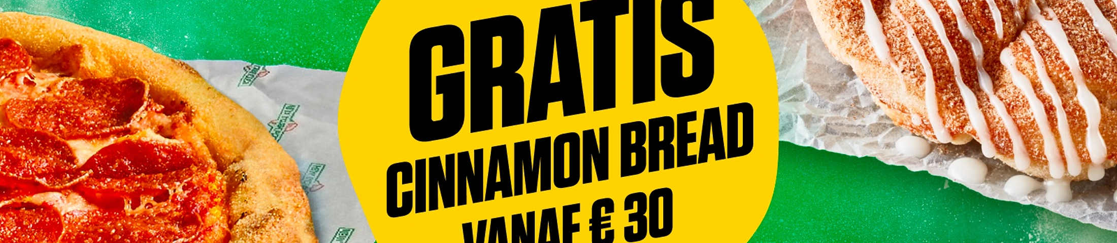 Gratis dessert bread vanaf €30