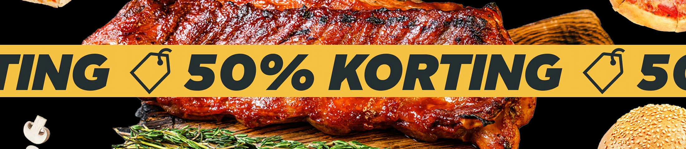 50% korting