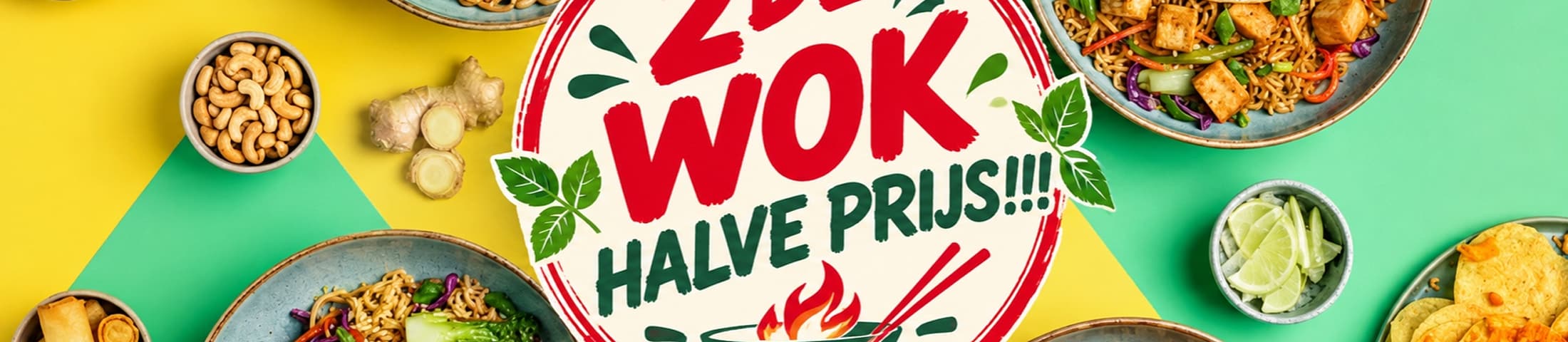 2de wok halve prijs!!!