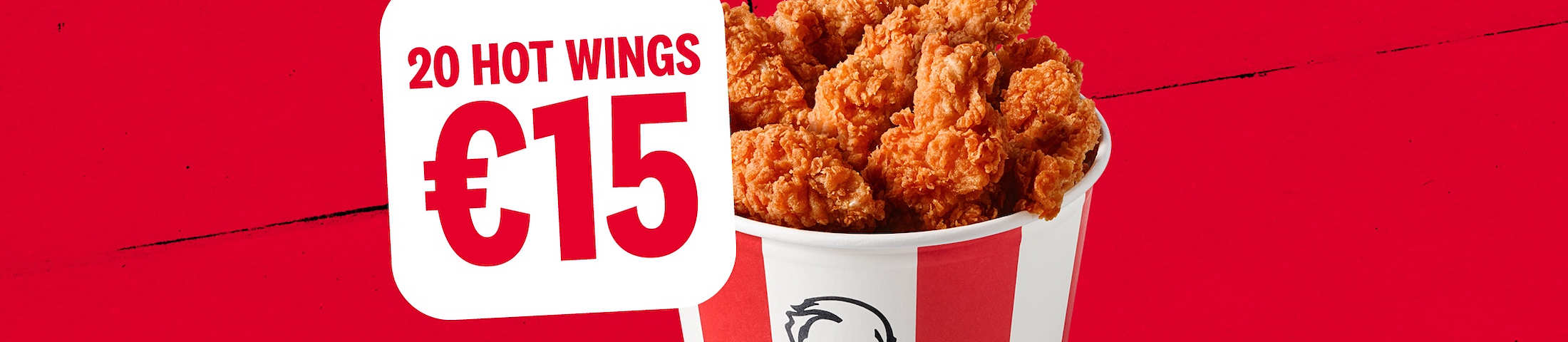 20 Hot wings for 15