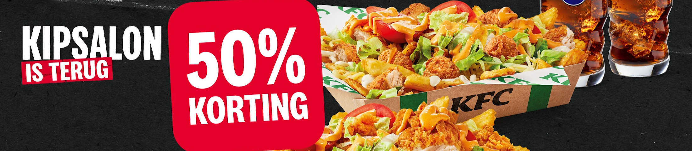 Kipsalon is terug 50% korting