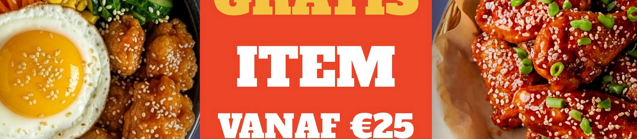 Gratis item vanaf 25 euro