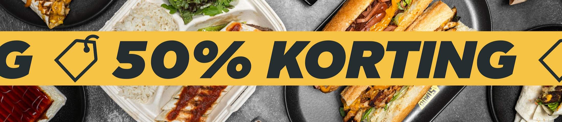 50% korting