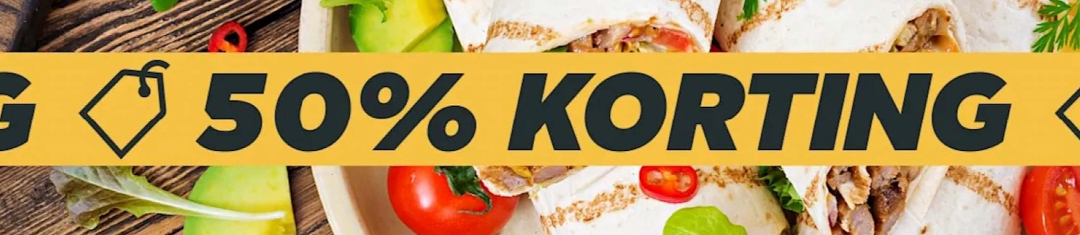 50% korting