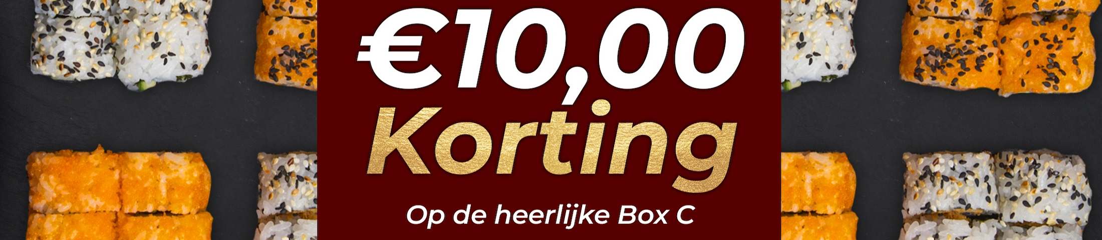 10€,00 Korting Op de heerlijke Box C