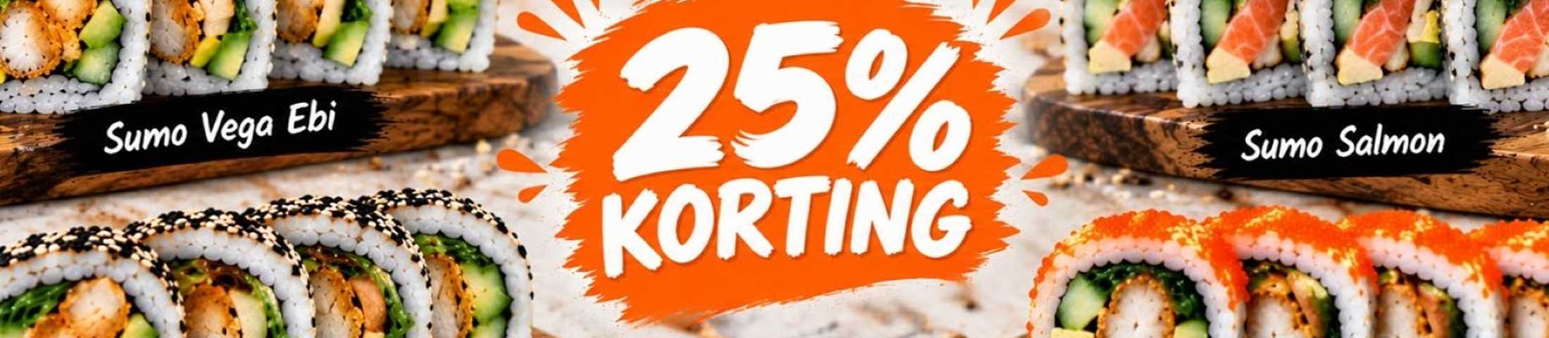 25% korting