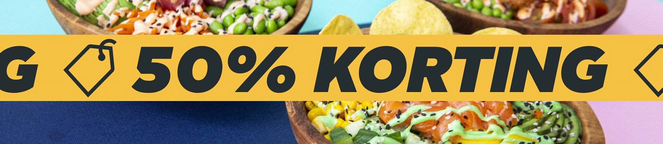 50% KORTING