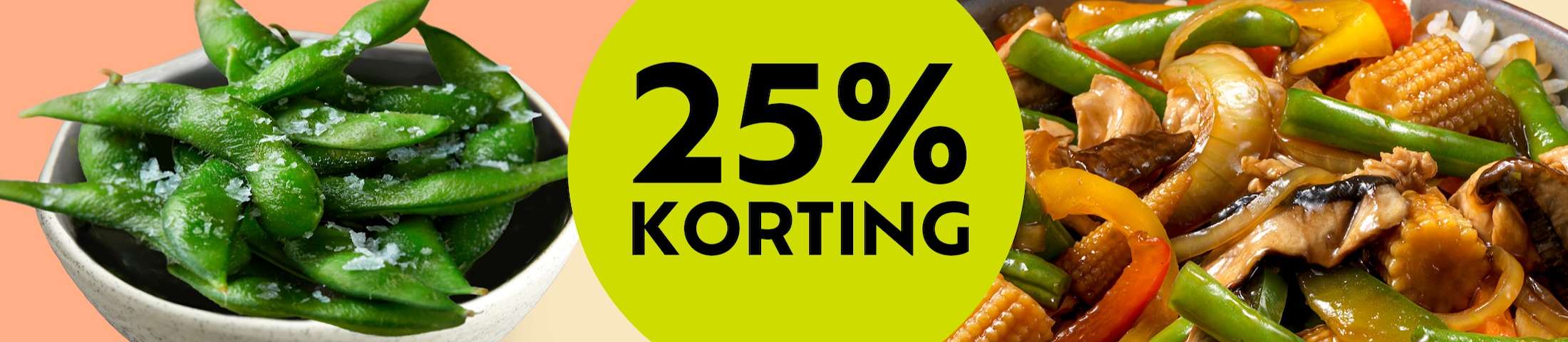 25% korting