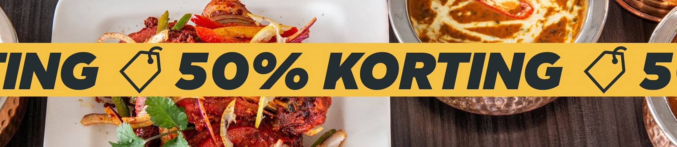50% korting