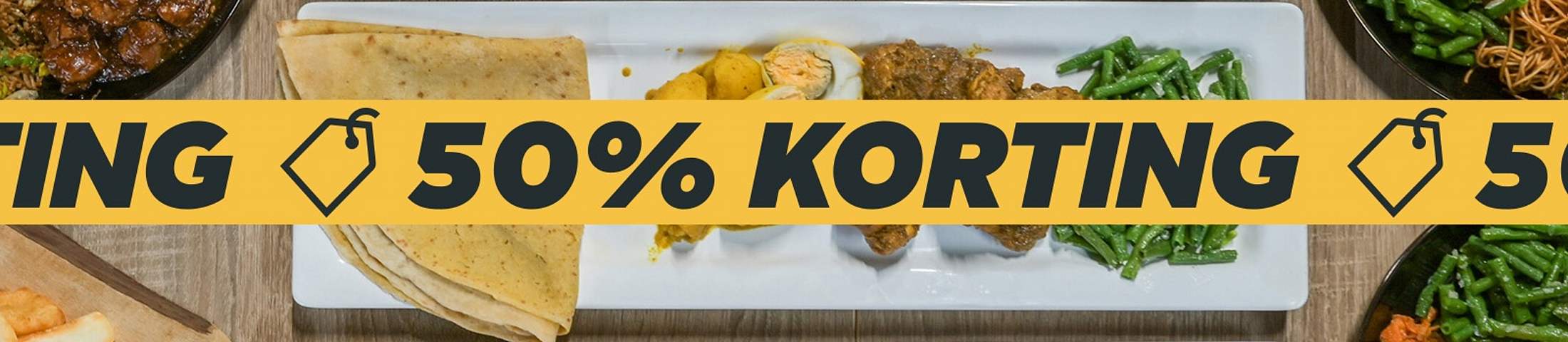 50% korting