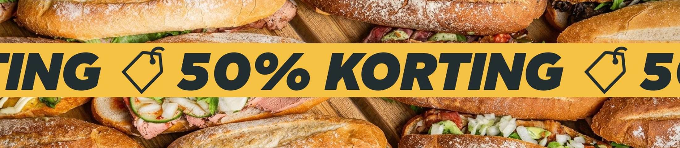 50% KORTING