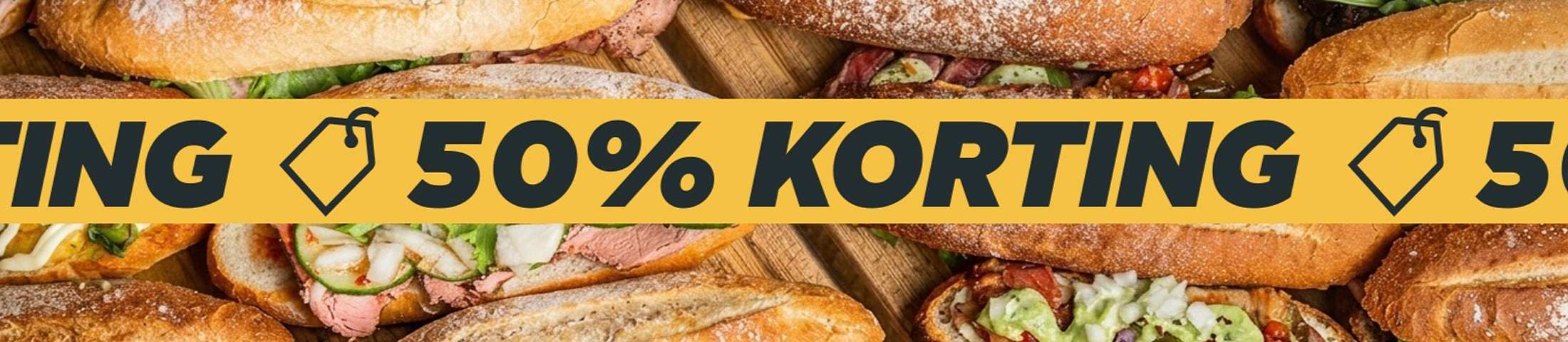 50% KORTING