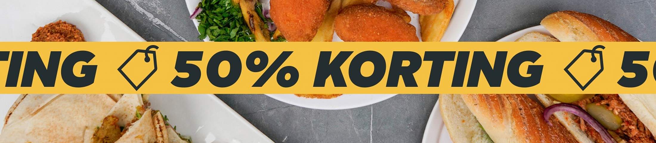 50% KORTING
