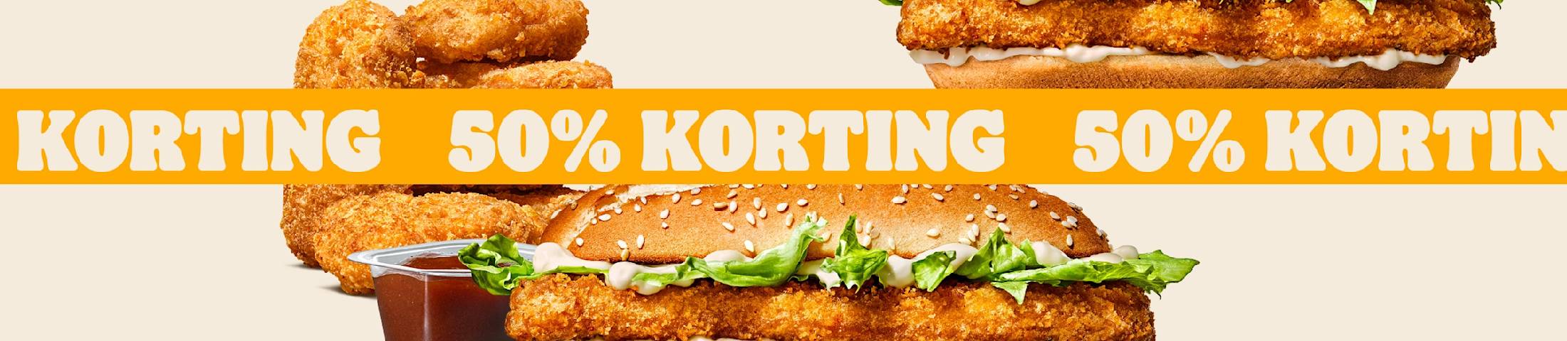 50% korting