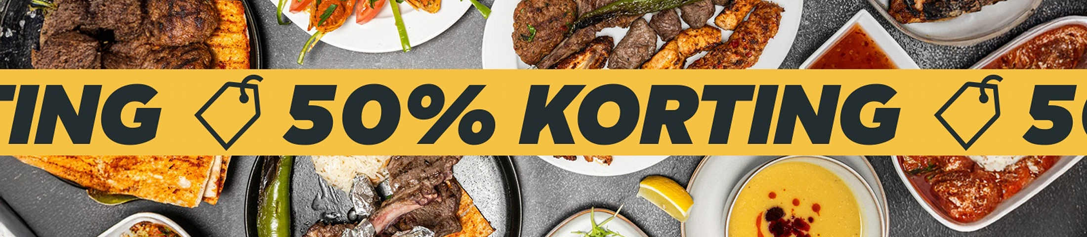 50% korting