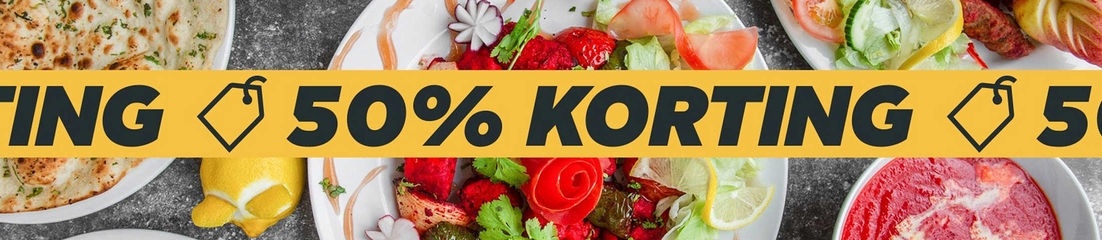 50% korting