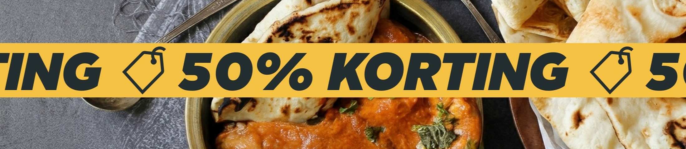 50% KORTING