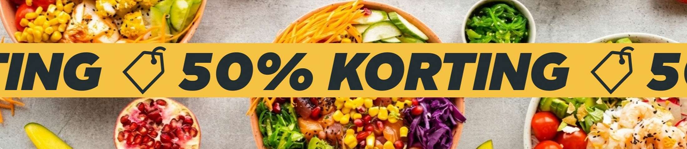 50% KORTING