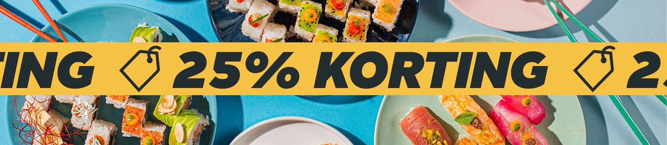 25% korting