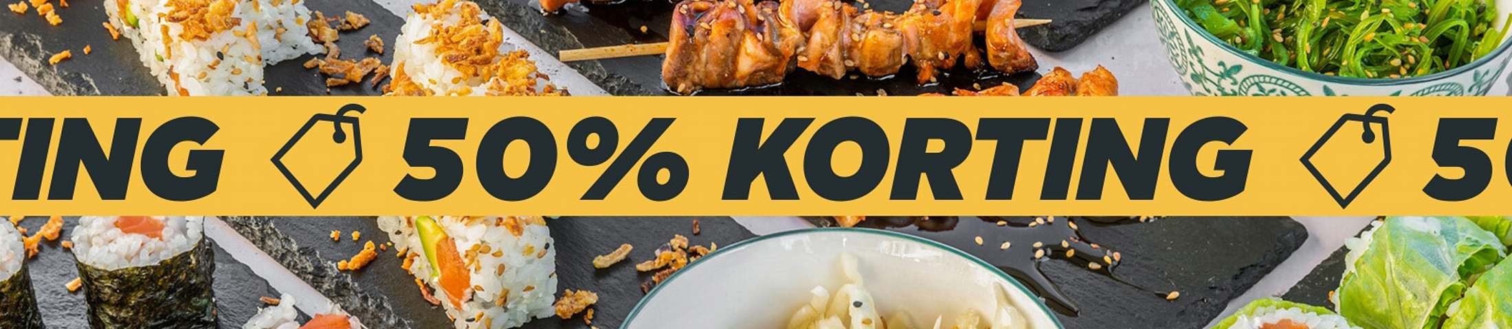 50% korting