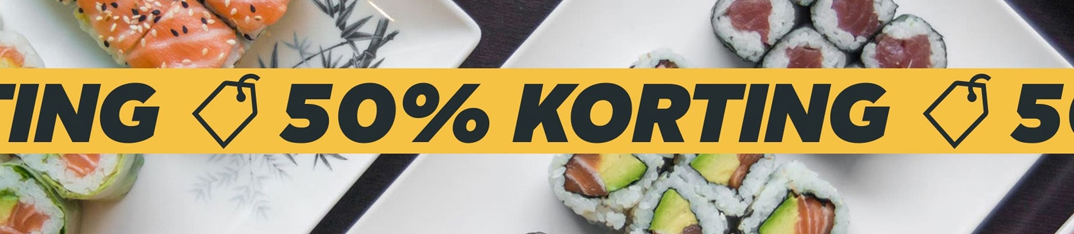 50% KORTING